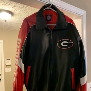 Georgia Bulldog leather jacket